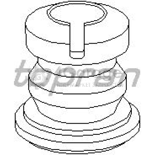 HANS PRIES 103672755 Отбойник амортизатора Audi/Volkswagen