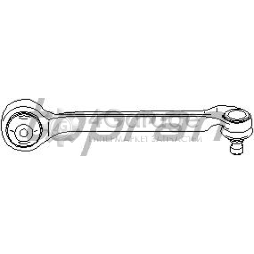 HANS PRIES 107843755 Рычаг подвески передний правый Audi/Volkswagen в Красноярске