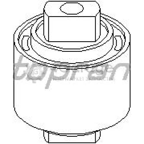 Сайлентблок рычага Audi/Volkswagen HANS PRIES 107678755 в Ростове-на-Дону