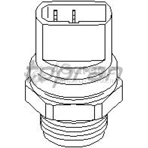 HANS PRIES 102974755 Датчик включения вентилятора Audi/Volkswagen