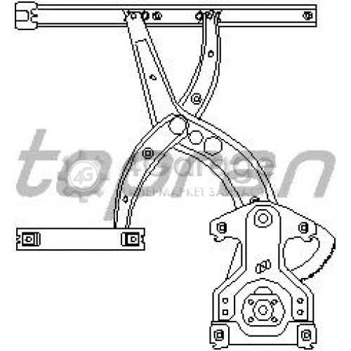 HANS PRIES 103590755 Стеклоподъемник передний левый Audi/Volkswagen