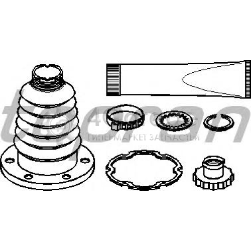 HANS PRIES 109696546 Пыльник ШРУСа Audi/Volkswagen в Красноярске