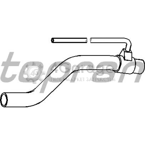 HANS PRIES 111978586 Патрубок системы охлаждения