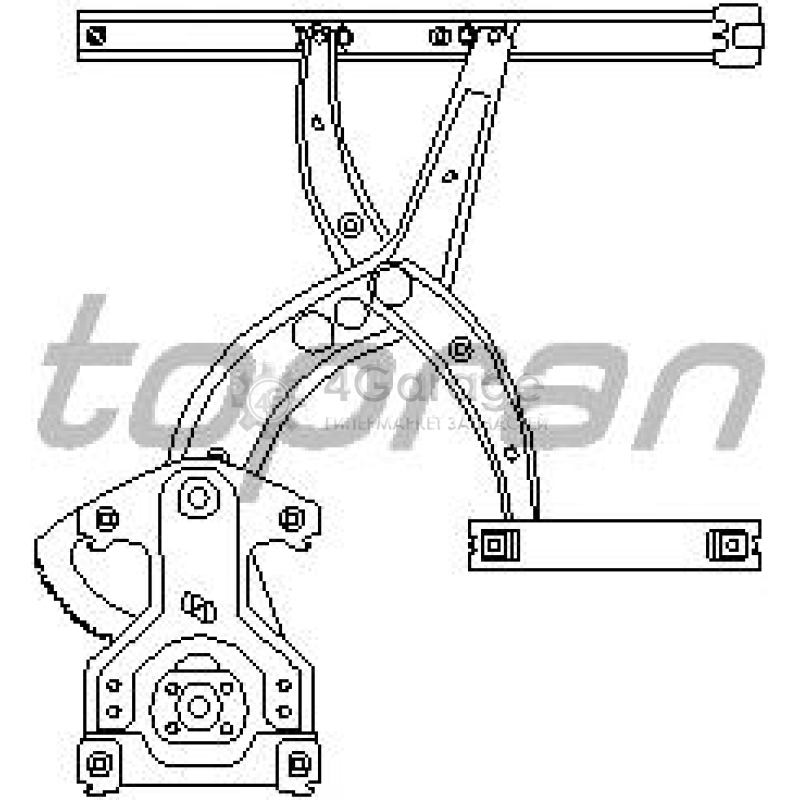 Механизм стеклоподъемника фольксваген пассат б3