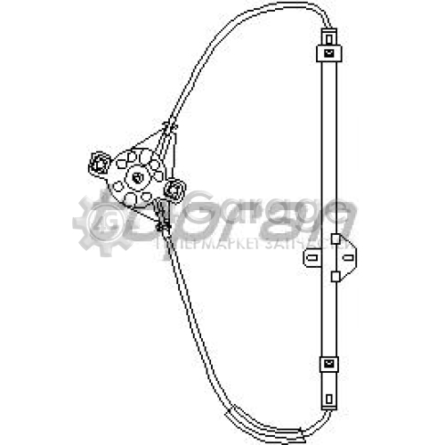 HANS PRIES 102992756 Стеклоподъемник задний правый Audi/Volkswagen