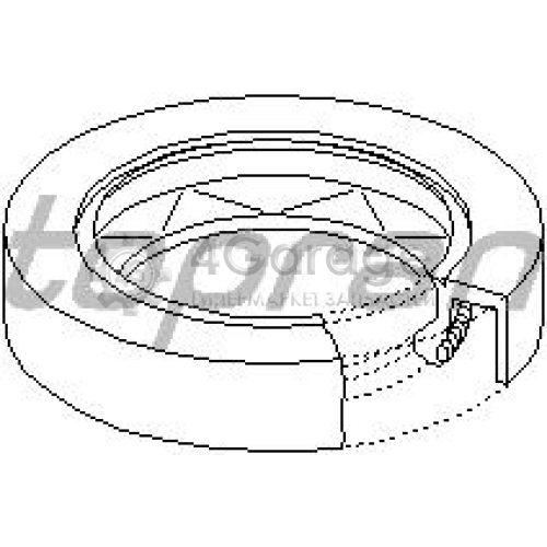 HANS PRIES 100076786 Сальник дифференциала Audi/Volkswagen