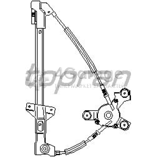 HANS PRIES 110449755 Стеклоподъемник Audi/Volkswagen