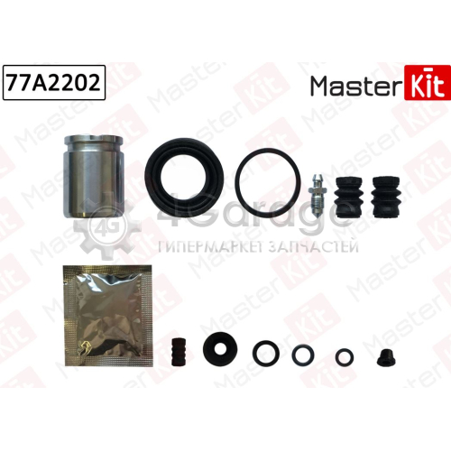 MASTER KIT 77A2202 Ремкомплект тормозного суппорта+поршень NISSAN DATSUN ALMERA II Tino 04 01 > PRIMERA (P11) (WP11