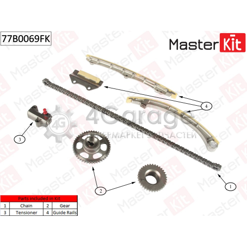 MASTER KIT 77B0069FK Комплект цепи ГРМ Honda Accord VII/CIVIC VII/CR V K20A 01 08