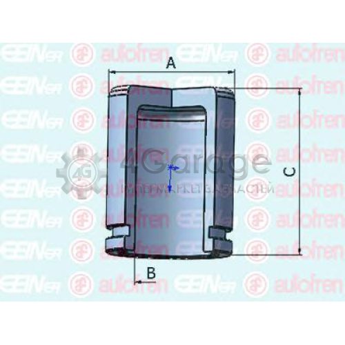 SEINSA D025434 Поршень суппорта задн. (32mmx45 8mm)