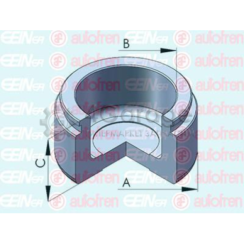 SEINSA D025439 Поршень переднего суппорта (51x31 1mm)