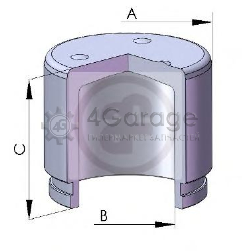 SEINSA D025269 Поршень суппорта задн. (44mmx45 8mm)