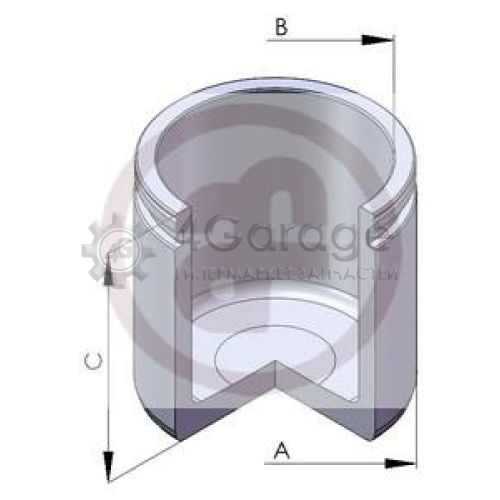 SEINSA D025228 Поршень суппорта передн. (48mmx59 5mm)