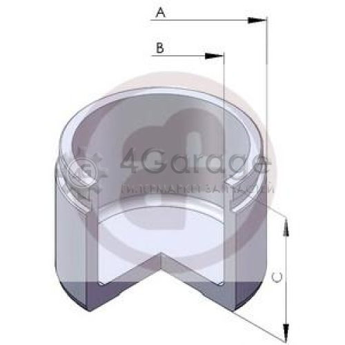 SEINSA D02575 Поршень заднего суппорта (41mmx45 3mm)