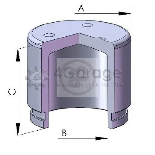 SEINSA D025240 Поршень суппорта задн. (35mmx44 55mm)