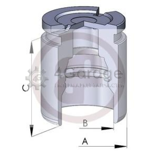 SEINSA D02593 Поршень переднего суппорта (41x51 1mm)