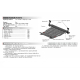 Защита картера и КПП АвтоБроня Ford Fiesta V 02-08/Fusion 02-12, st 1.5mm, 111.01806.3 АВТОБРОНЯ 111018063 в Ростове-на-Дону