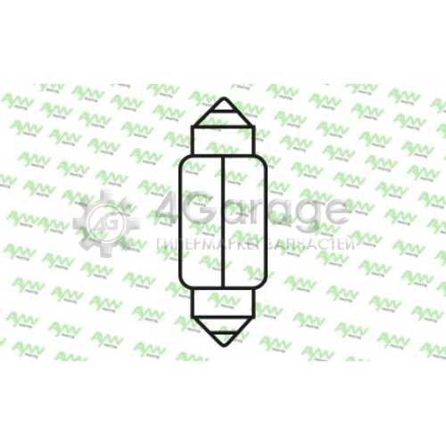 Лампа накаливания C10W T11X41 12V 10W SV8.5 AW1920030 AYWIPARTS AW1920030 в Ростове-на-Дону