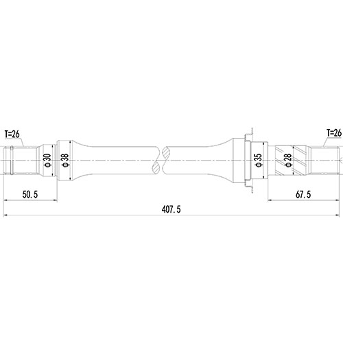 ПОЛУОСЬ MAZDA 626 GD R ZIKMAR Z88162R в Ростове-на-Дону