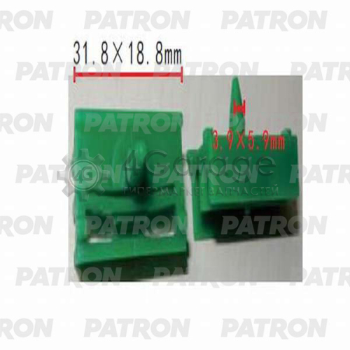 PATRON P370297 Зажим пластиковый