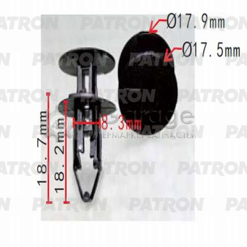 Клипса пластмассовая PATRON P370528 в Ростове-на-Дону