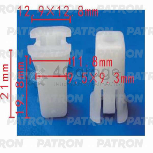 PATRON P370222 Фиксатор пластиковый