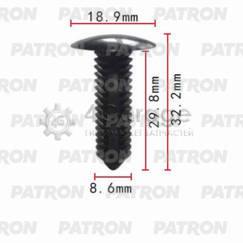Клипса пластмассовая PATRON P370054 в Нижнем Новгороде