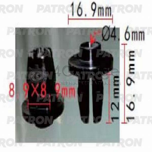 Фиксатор пластмассовый PATRON P371238 в Нижнем Новгороде