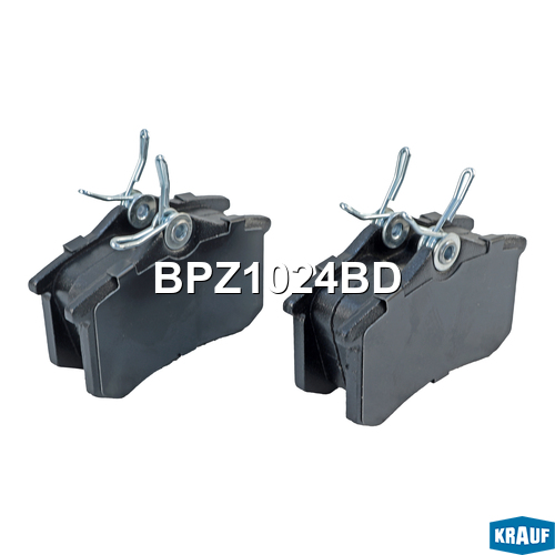 Колодки тормозные дисковые задние KRAUF BPZ1024BD в Москве