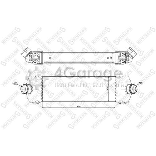 STELLOX 1040092SX Интеркулер