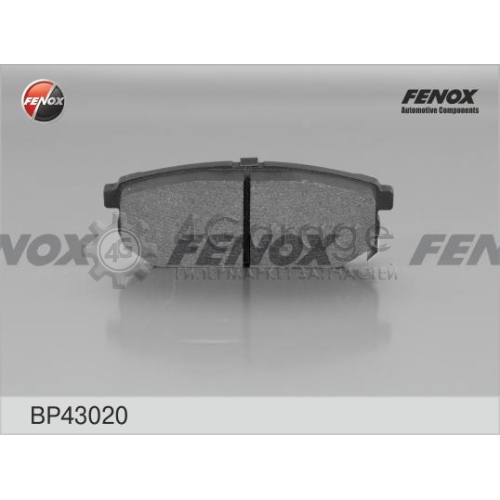 FENOX BP43020 Комплект тормозных колодок дисковый тормоз