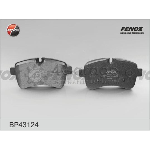 FENOX BP43124 Комплект тормозных колодок дисковый тормоз