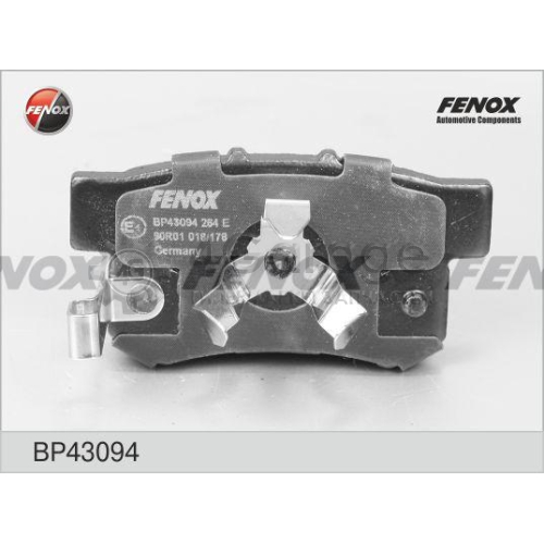 FENOX BP43094 Комплект тормозных колодок дисковый тормоз