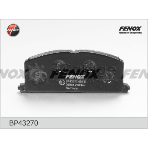 FENOX BP43270 Комплект тормозных колодок дисковый тормоз