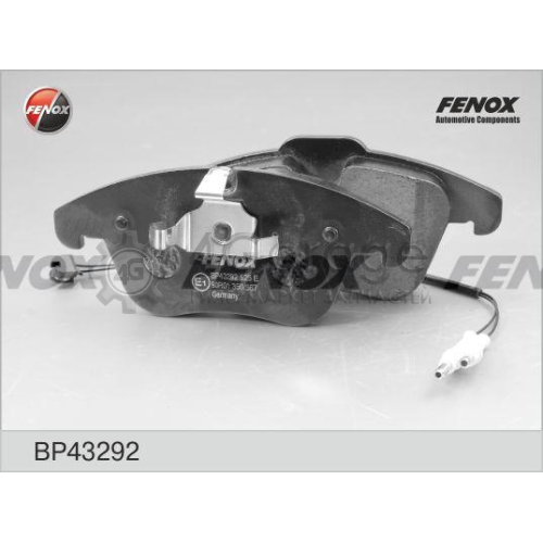 FENOX BP43292 Комплект тормозных колодок дисковый тормоз