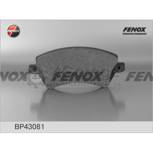 FENOX BP43081 Комплект тормозных колодок дисковый тормоз