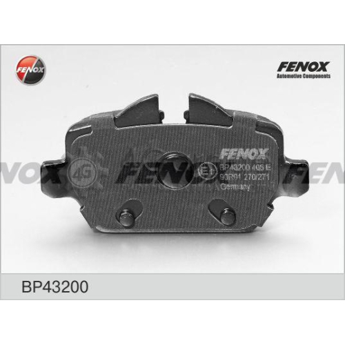 FENOX BP43200 Комплект тормозных колодок дисковый тормоз