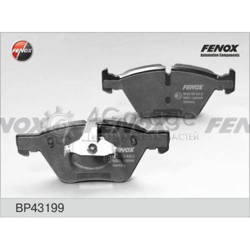 FENOX BP43199 Комплект тормозных колодок дисковый тормоз