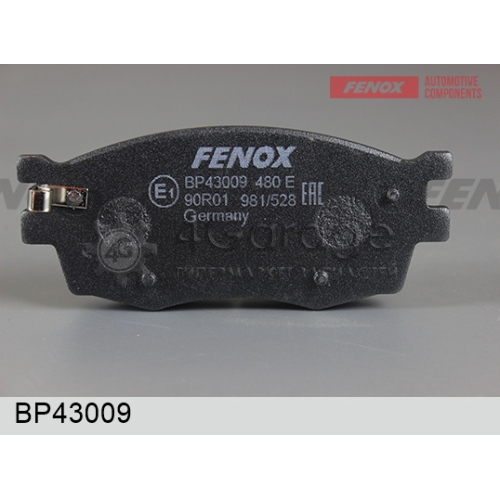 FENOX BP43009 Комплект тормозных колодок дисковый тормоз