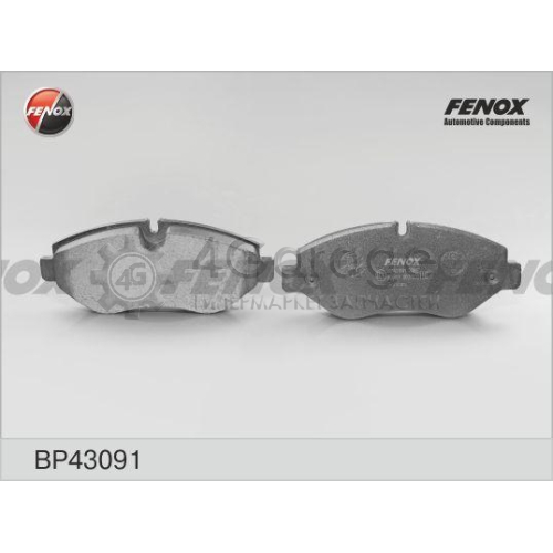 FENOX BP43091 Комплект тормозных колодок дисковый тормоз