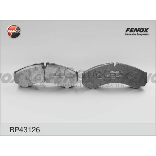 FENOX BP43126 Комплект тормозных колодок дисковый тормоз