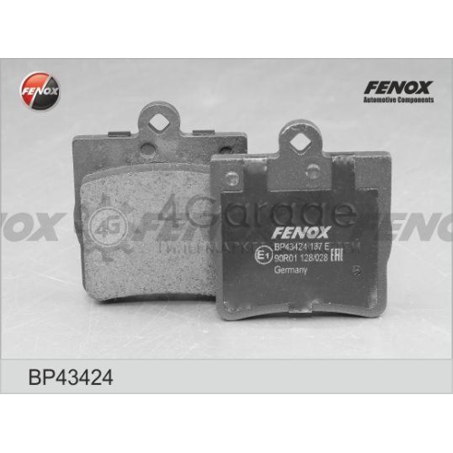 FENOX BP43424 Комплект тормозных колодок дисковый тормоз