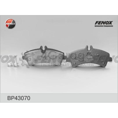 FENOX BP43070 Комплект тормозных колодок дисковый тормоз