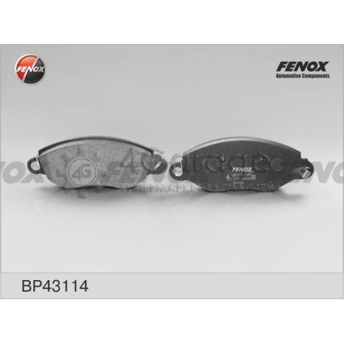 FENOX BP43114 Комплект тормозных колодок дисковый тормоз