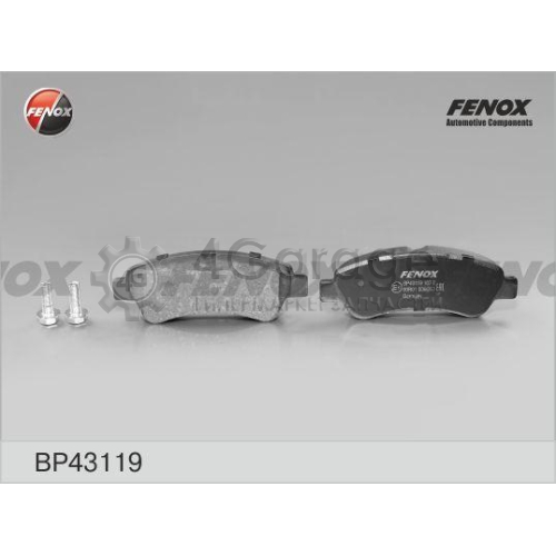 FENOX BP43119 Комплект тормозных колодок дисковый тормоз