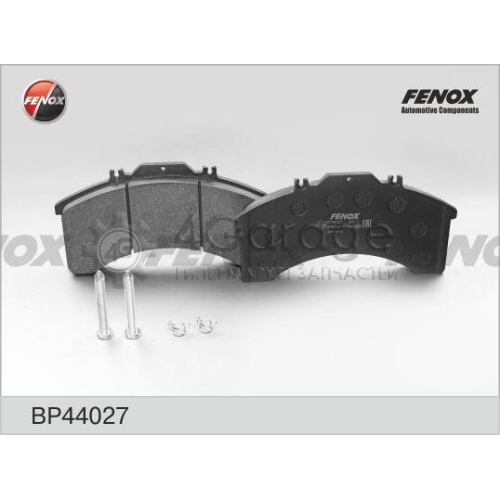 FENOX BP44027 Комплект тормозных колодок дисковый тормоз