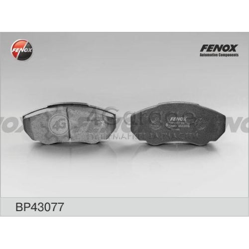 FENOX BP43077 Комплект тормозных колодок дисковый тормоз