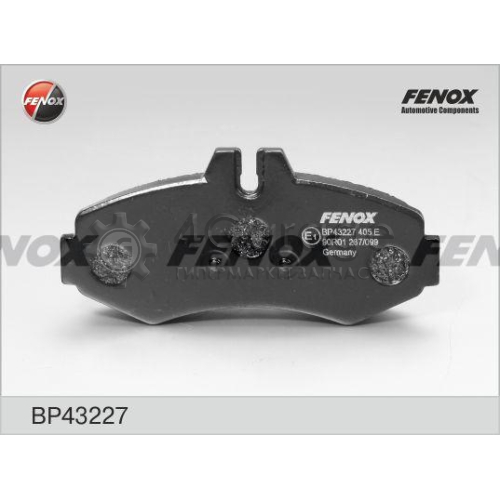 FENOX BP43227 Комплект тормозных колодок дисковый тормоз