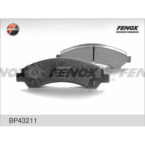 FENOX BP43211 Комплект тормозных колодок дисковый тормоз