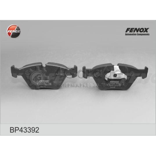 FENOX BP43392 Комплект тормозных колодок дисковый тормоз